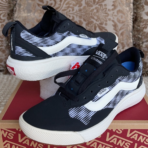 Vans Ultrarange Exo Blur Checker Black/MarshmallwW - Picture 9 of 16